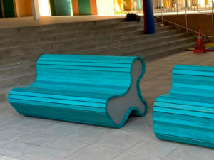 banca de forma especial para girar y se comporte como otros diseños de banca