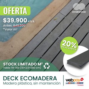 deck con piscina