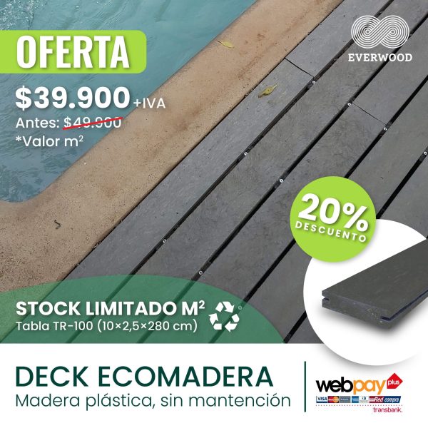 deck con piscina